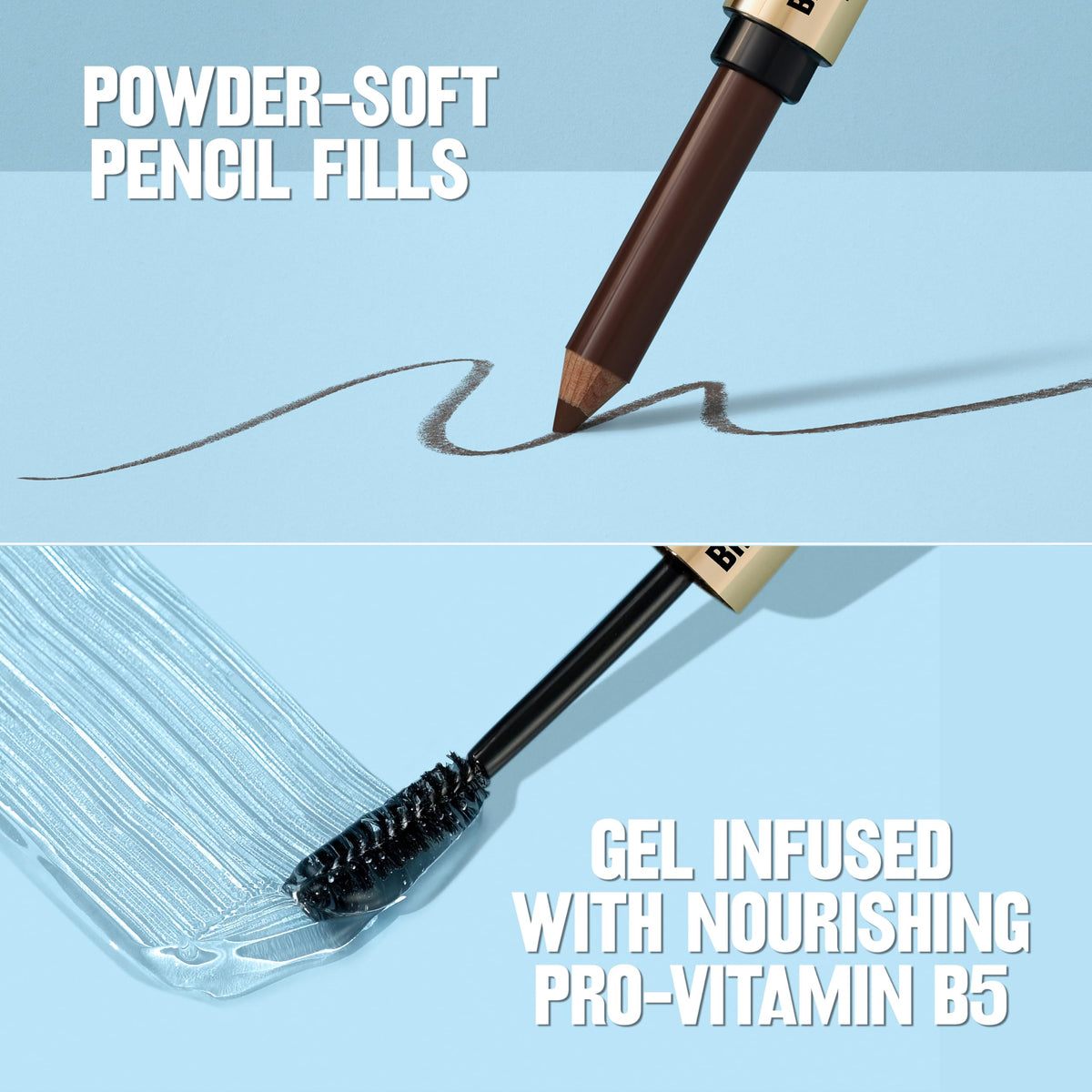 Revlon ColorStay Brow Fantasy Pencil & Gel, 004 Dark Brown REVLON