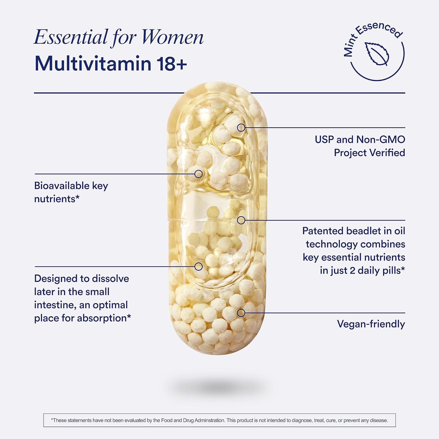 Ritual Multivitamin for Women 18+ & Daily Gut Health Support, 30 Days Supply