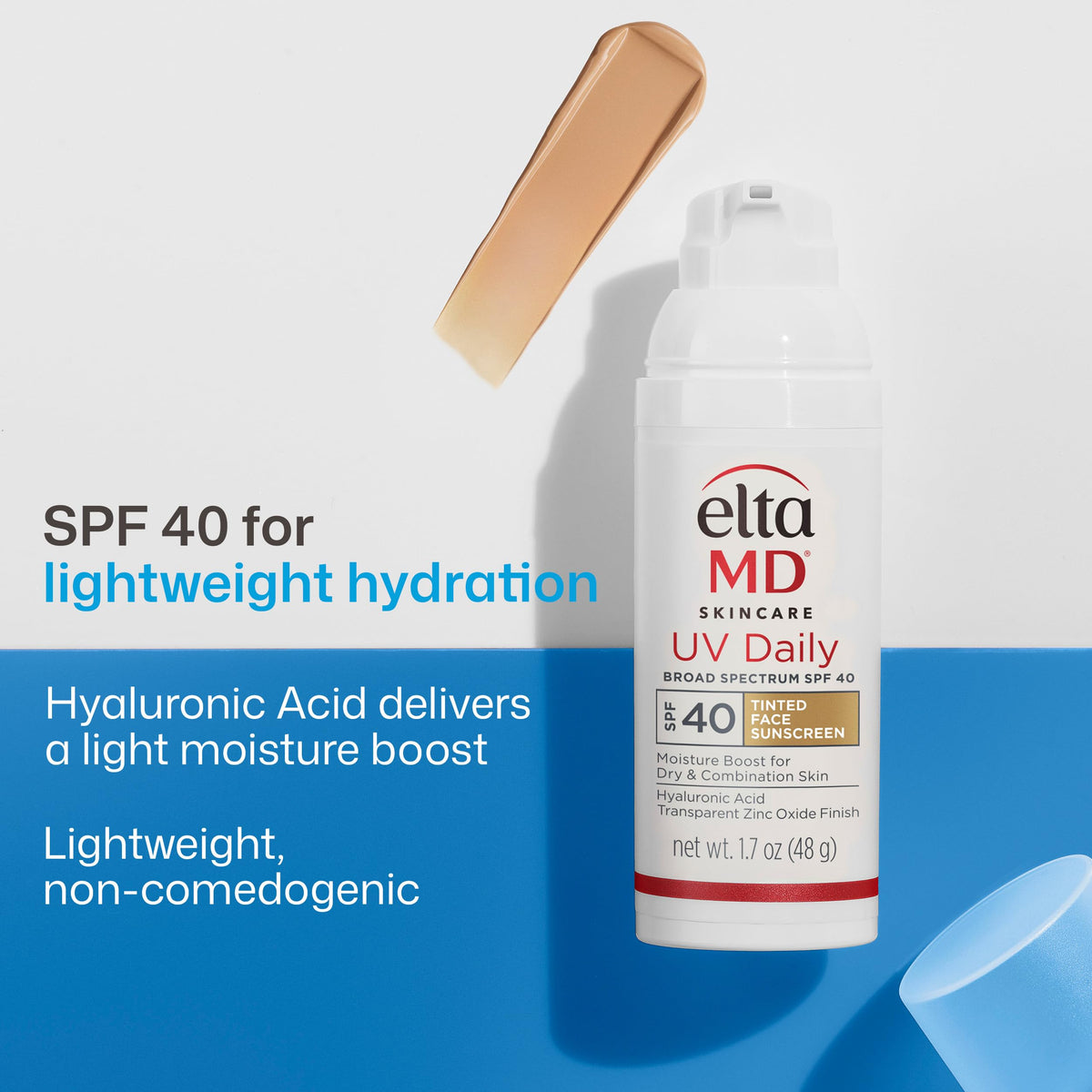 EltaMD UV Daily Tinted Face Sunscreen Moisturizer, SPF 40, 1.7 oz EltaMD