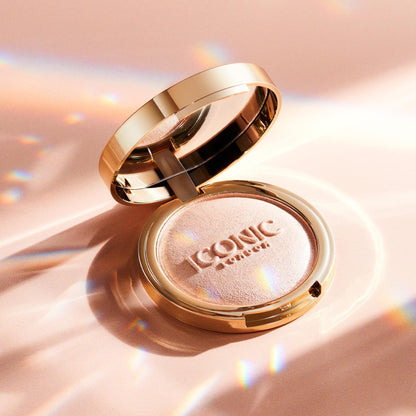 ICONIC LONDON Lit and Luminous Baked Highlighter | Pressed Powder, 0.56 oz ICONIC LONDON