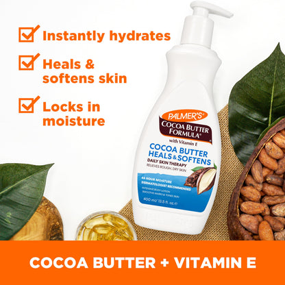 Palmer's Cocoa Butter Body Lotion Formula, Daily Skin Therapy (13.5 Fl Oz) Palmer's