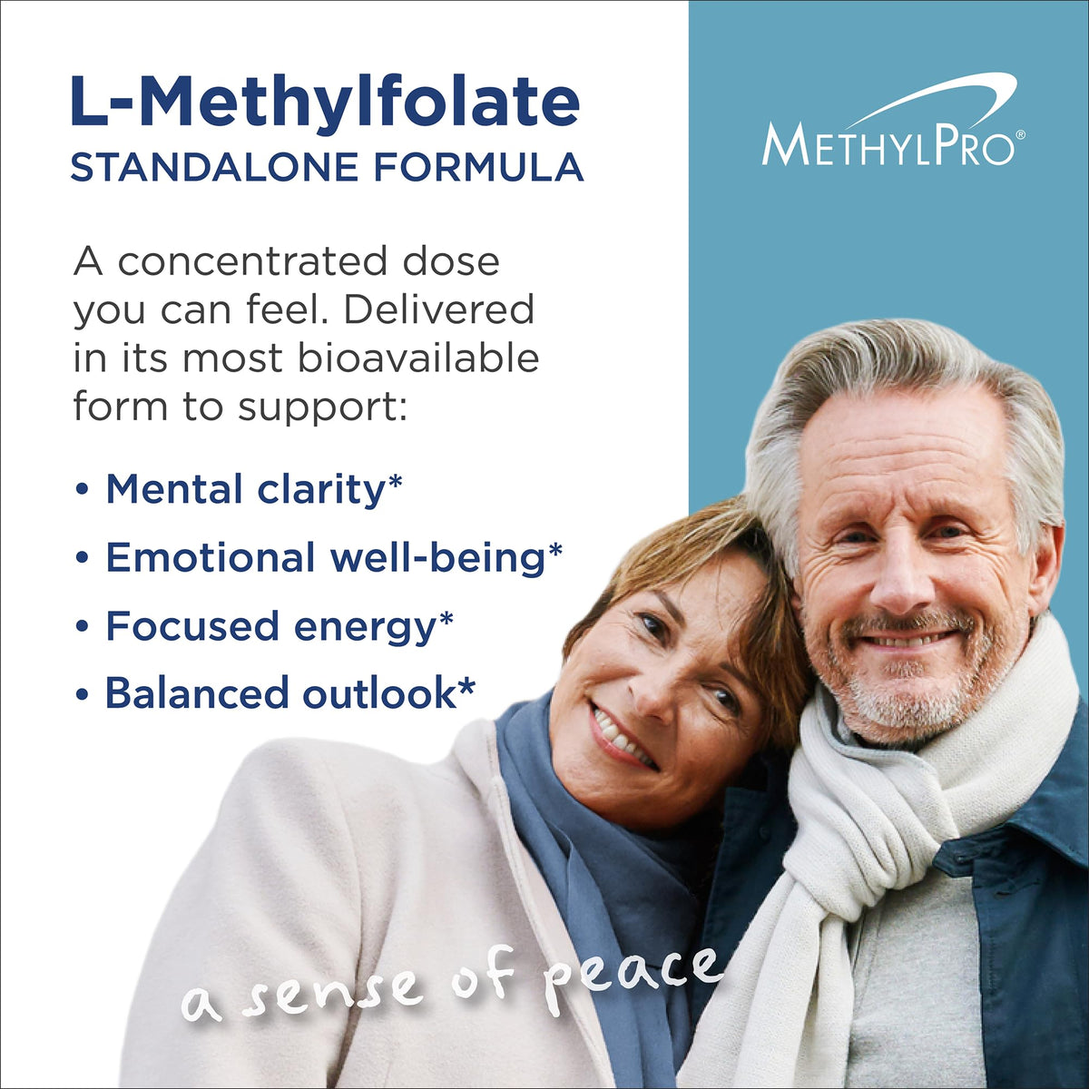 MethylPro 15mg L-Methylfolate (30 Capsules) - Professional Strength Active Methylfolate, 5-MTHF Supplement for Mood, Brain Health + Immune Support, MethylPro