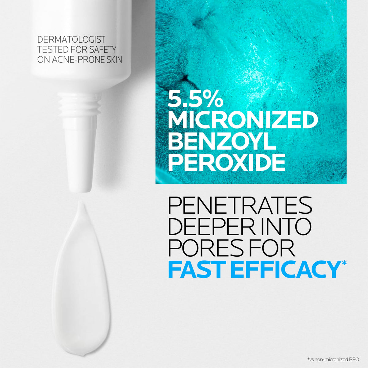La Roche-Posay Effaclar BPO Multi-Target Acne Treatment for Face, 0.67oz La Roche-Posay