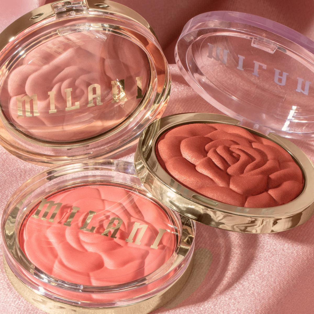 Milani Rose Blush, Powder Blush for Cheeks - Natural Matte - Romantic Rose Milani