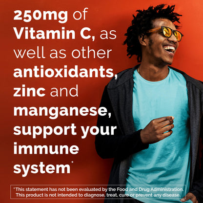 Emergen-C Zero Sugar Immune Support Adult Gummies 36 Count Emergen-C