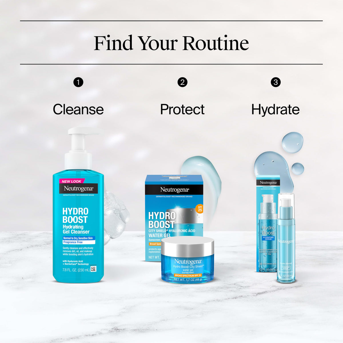 Neutrogena Hydro Boost City Shield Water Gel Face Moisturizer SPF 25 1.7 oz Neutrogena