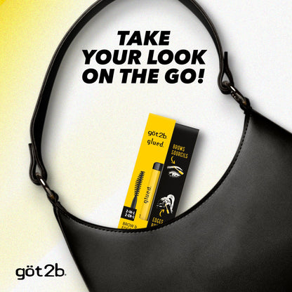 got2b Glued Brow Gel & Edge Control, Strong Hold, Clear, 0.54 Fl Oz Got2B