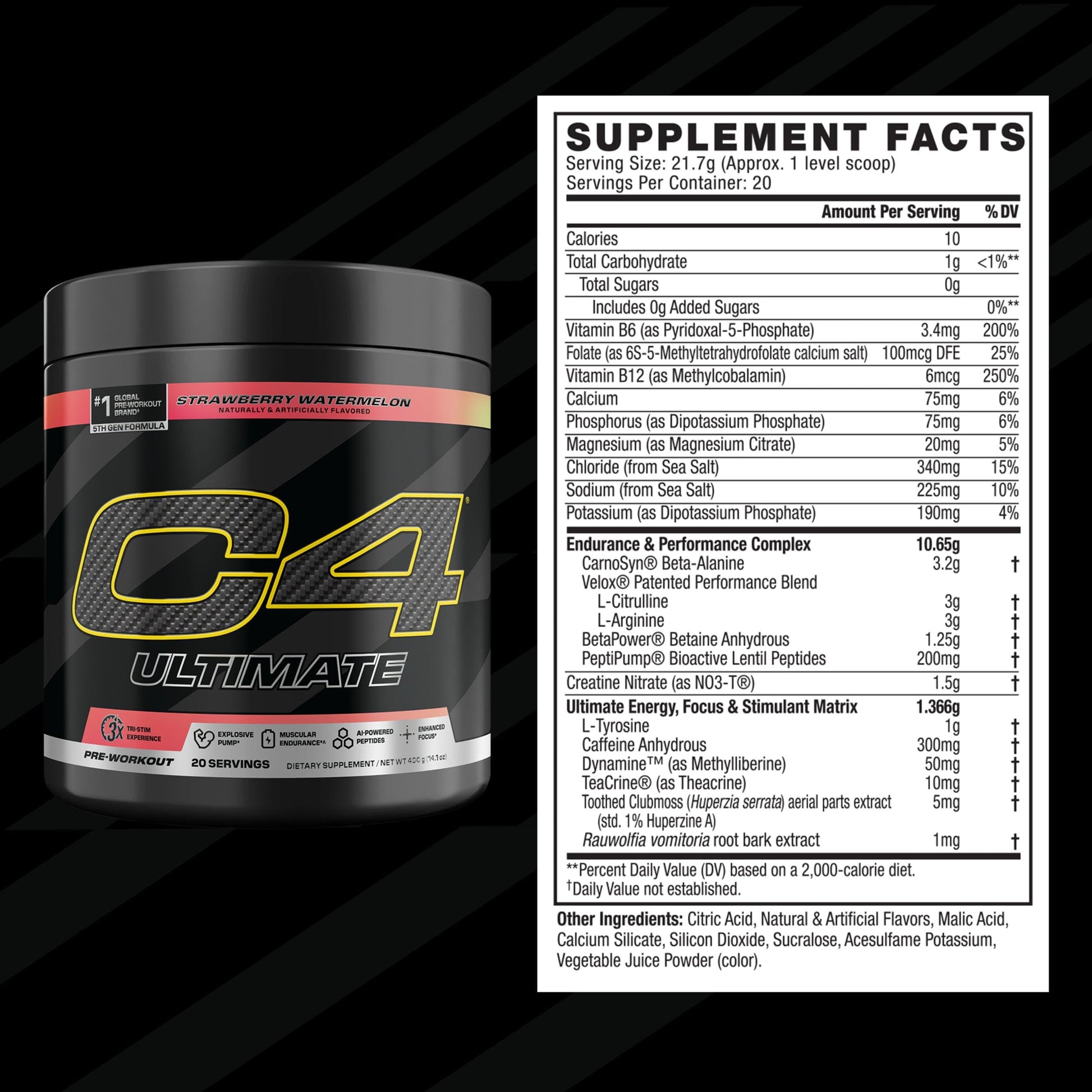 C4 Ultimate Pre Workout Powder Watermelon - Sugar Free Preworkout Energy Supplement for Men & Women - 300mg Caffeine + 3.2g Beta Alanine C4 buy australia supplements