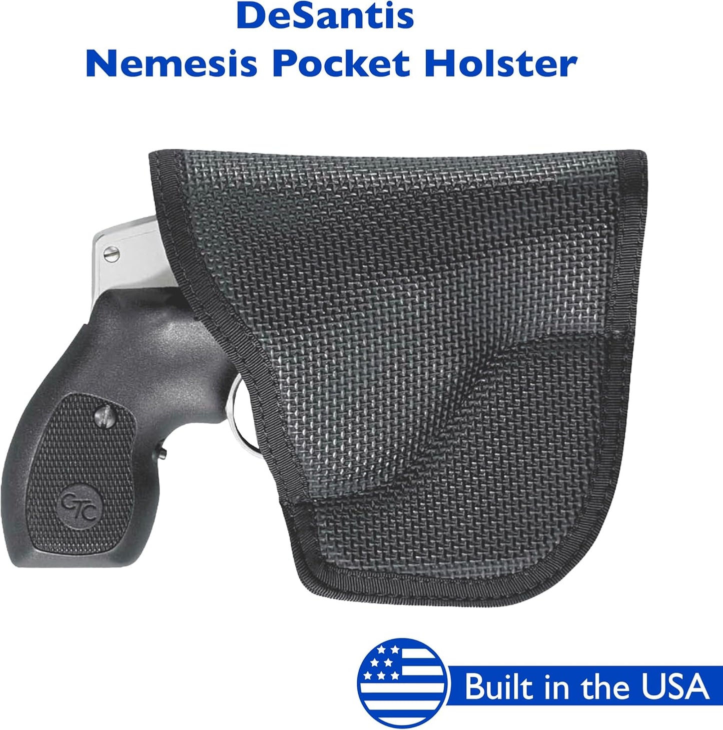 DeSantis Nemesis - Gun Pocket Holsters for Concealed Carry, Concealed Pocket Holster for Pistols, Revolvers, Soft, Designed for Comfort & Discreet Carry, Ambidextrous Gsupps Australia