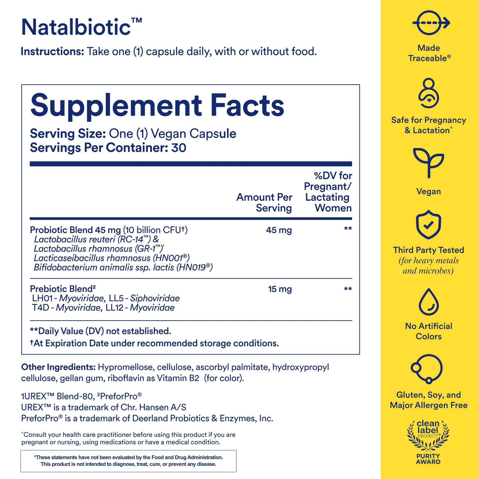 Ritual Natalbiotic™ Microbiome Support†* Biotics for Mom & Baby. Formulated to Support Digestive Health, Vaginal Health, and Baby’s Immune Health.* Designed with OB/GYNs‡. Non-GMO, Vegan, 30 Days Ritual buy australia supplements