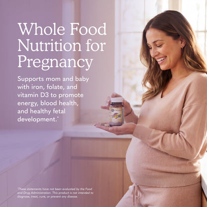Garden of Life Prenatal Vitamins for Women, Organics Folate for Energy & Healthy Fetal Development, Non-constipating Iron, Vitamin C, B6, B12, D3, Non-GMO, Gluten-Free, Vegan, 90 Day Supply Gsupps Australia
