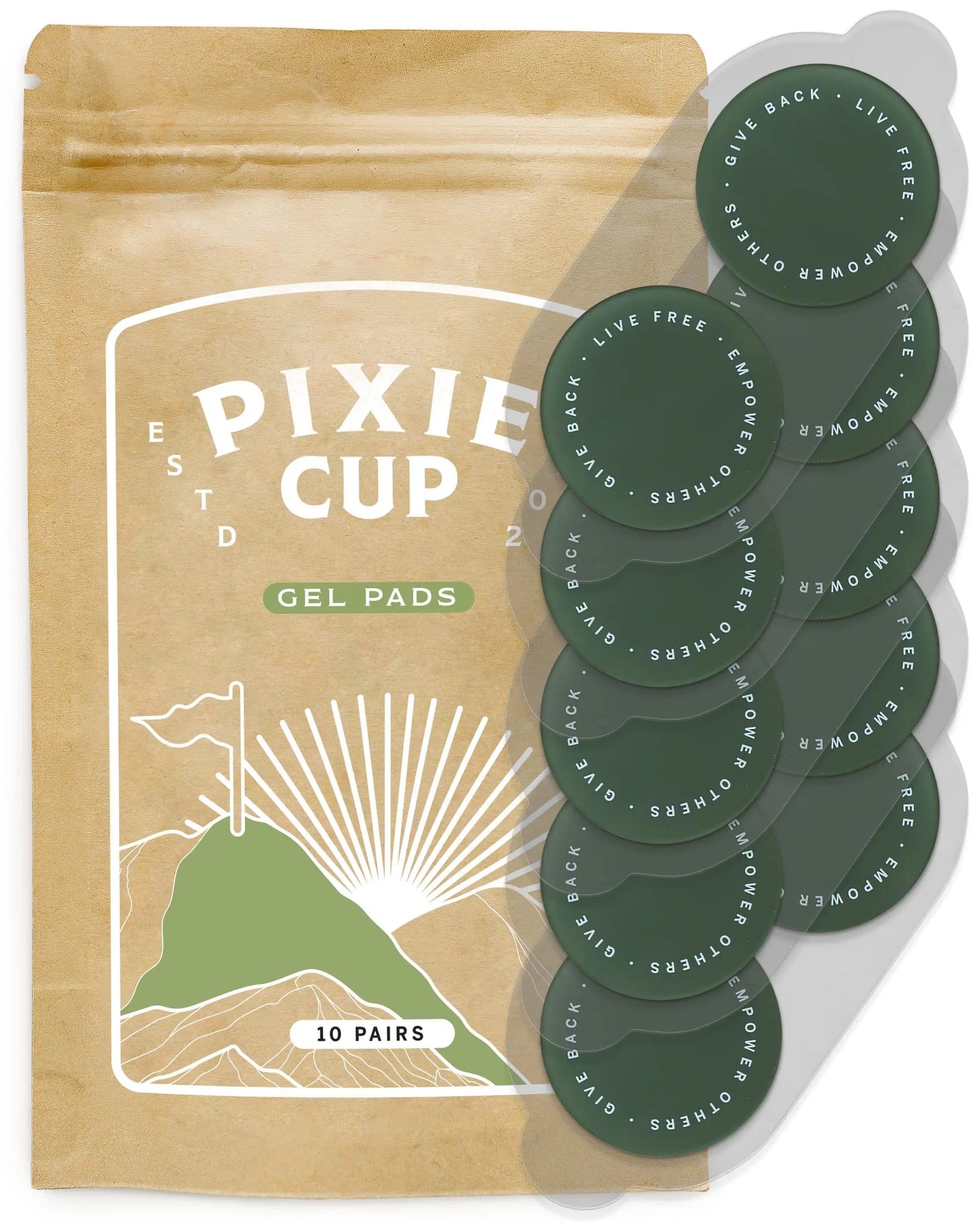 Pixie Pulse Replacement Pads - Replacement Gel Pads for Menstrual Cramps Unit - Pack of 20 (10 Pairs) Pixie Cup buy australia supplements