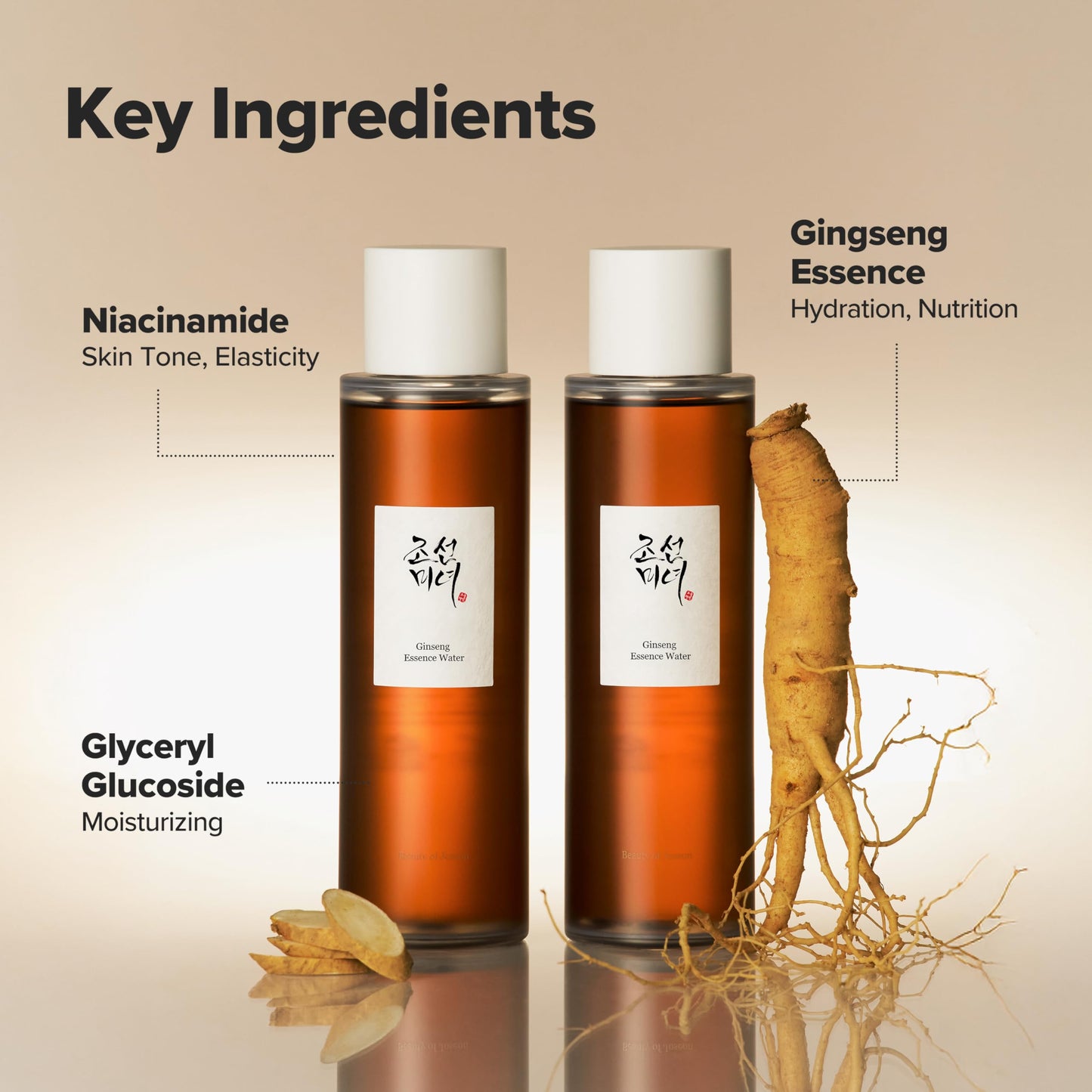 Beauty of Joseon Ginseng Essence Water Hydrating Face Toner for Dry, Dull Skin. Korean Moisturizing Skin Care Beauty of Joseon