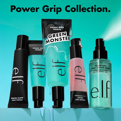 e.l.f. Power Grip Primer, Gel-Based & Hydrating Face Primer for Smoothing Skin & Gripping Makeup, Moisturizing & Priming, Vegan & Cruelty-Free, 0.811 Fl Oz e.l.f.