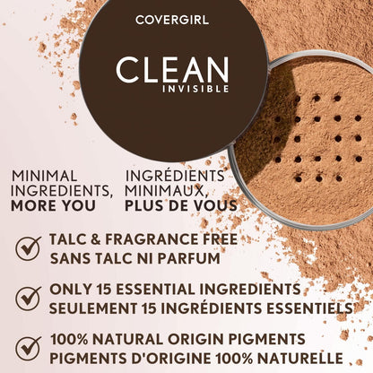 Clean Invisible Loose Powder Translucent Fair COVERGIRL