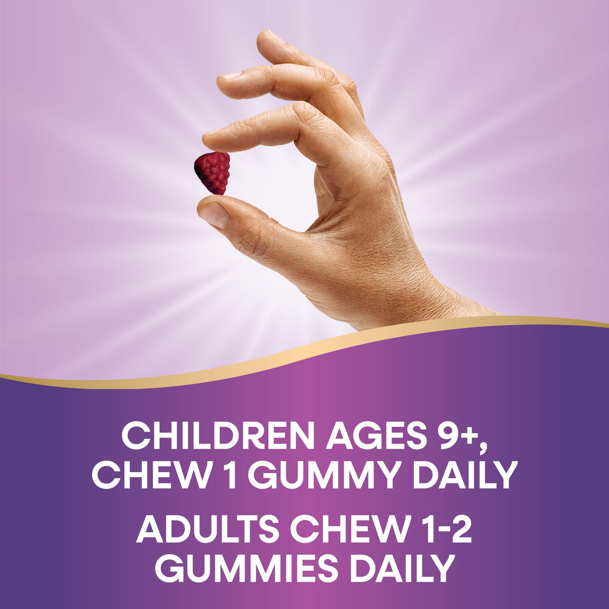 Nature's Way Zinc Gummies, Adult & Kids 9+ Immune Support Gummies*, 100% Daily Value per Serving, Mixed Berry Flavor, 120 Chews Nature's Way