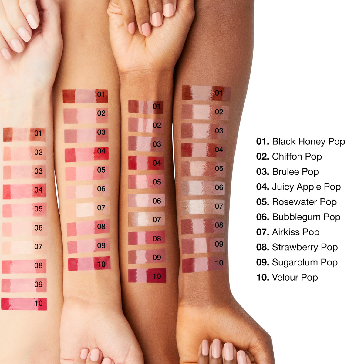 Clinique Pop Plush Creamy Lip Gloss With Hyaluronic Acid + Blend of Avocado, Aloe + Shea Butter | Hydrating + High Shine, Black Honey Pop, 0.11 Fl Oz Clinique