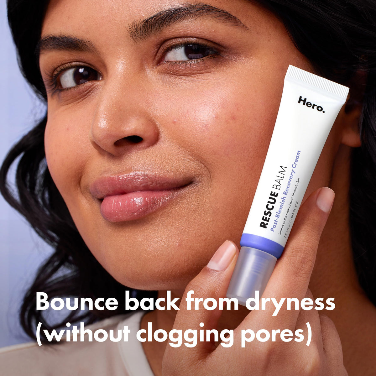 Hero Cosmetics Rescue Balm Post-Blemish Recovery Cream, 0.5 Fl Oz HERO COSMETICS