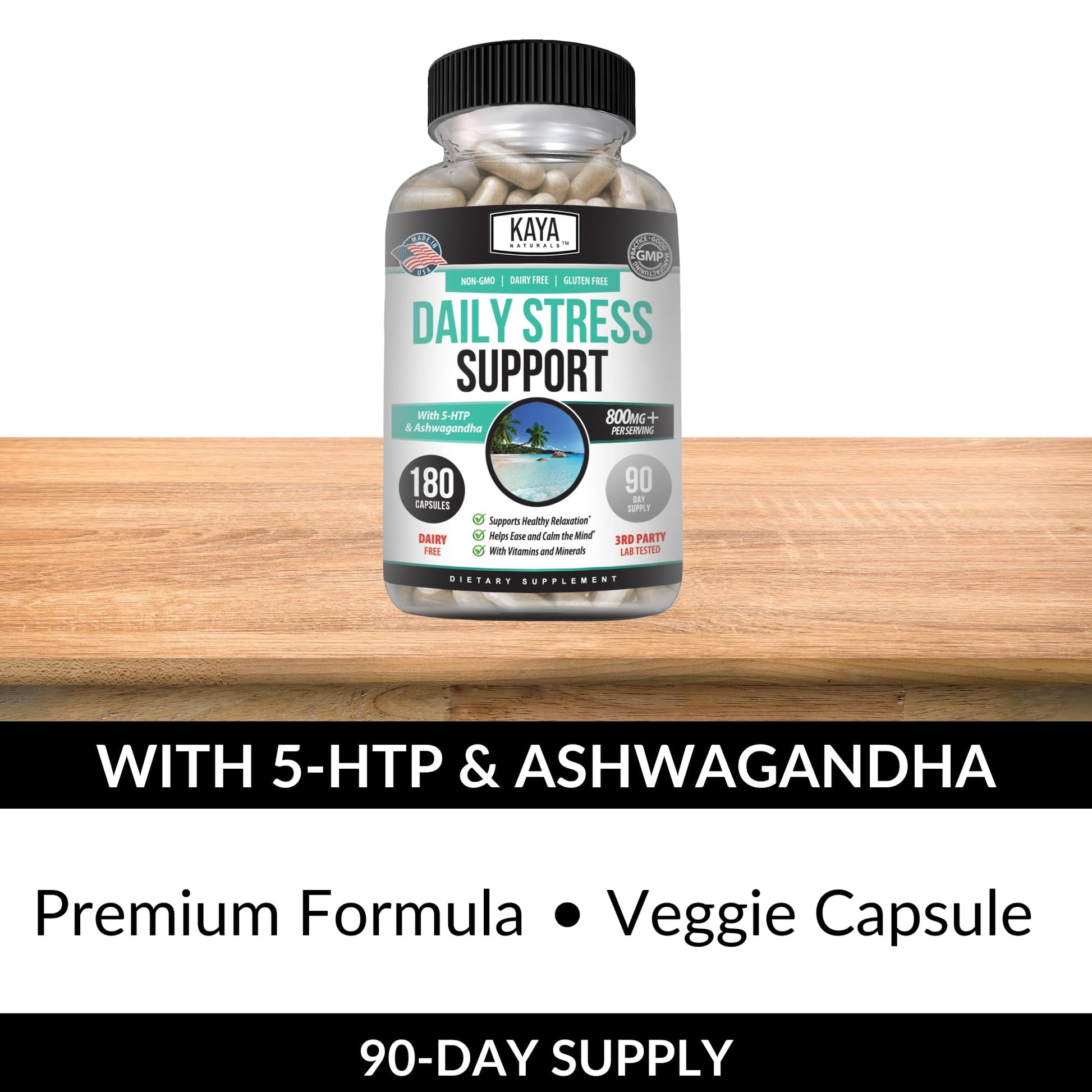 Kaya Naturals - Natural Herbal Support Vitamin Supplement are Designed to Help You find Balance and Relaxation in Your Daily Routine - Vitamin Supplement - 180 Capsules Kaya Naturals buy australia supplements