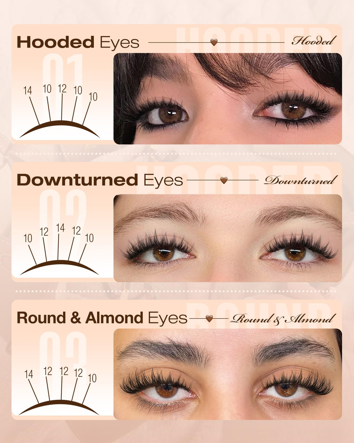 Wispy Lash Clusters Natural Fluffy Eyelash Clusters 10mm 12mm 14mm Short Delyneph