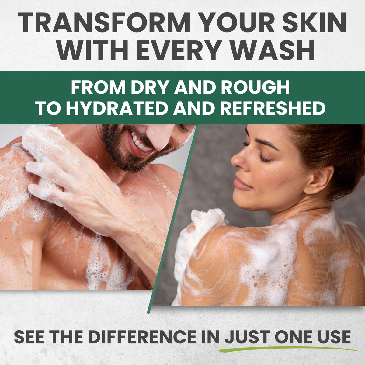 Tea Tree Body Wash MaxTherapy with 100% Tea Tree Oil for Skin, 2-Pack KESMEDIK