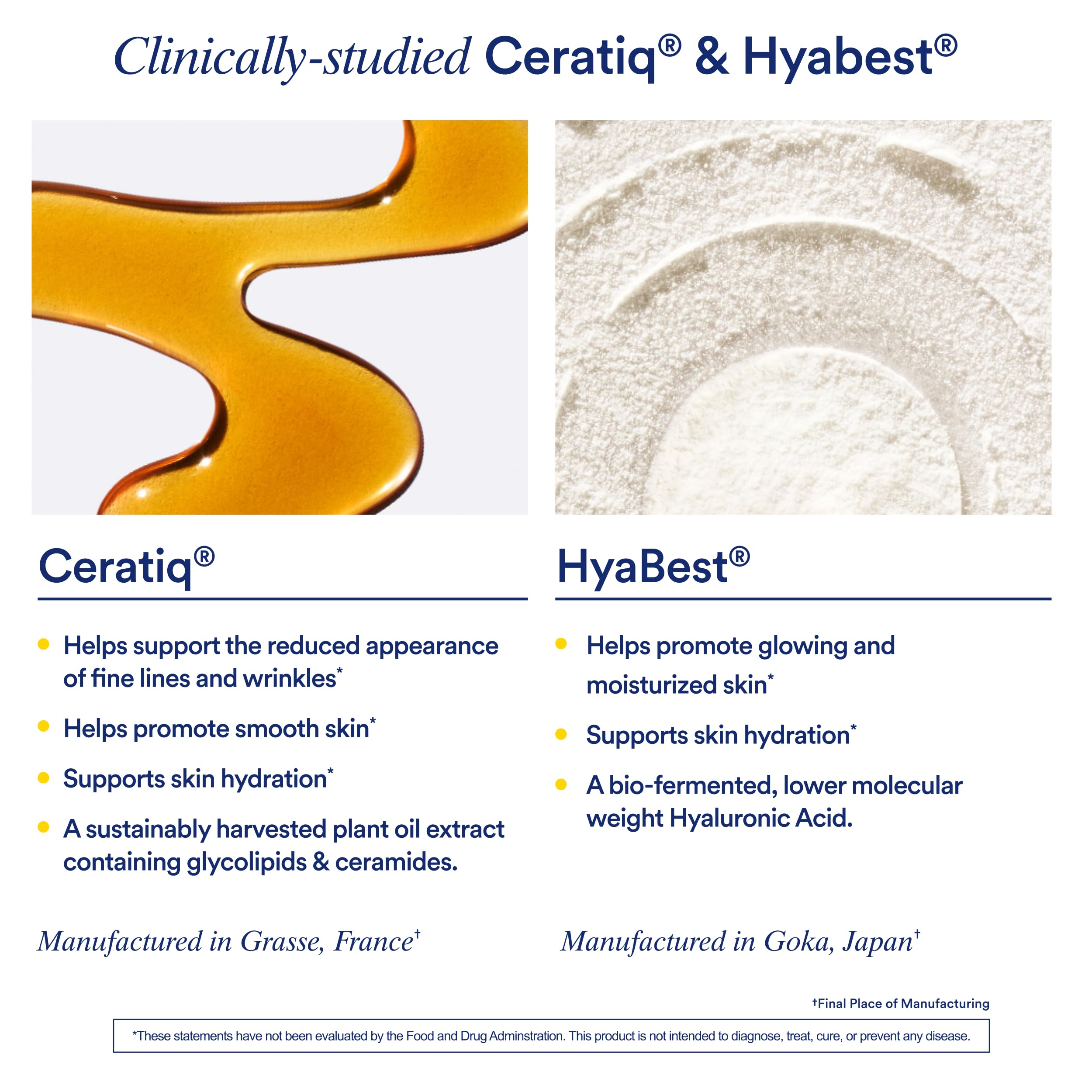 Ritual HyaCera Skin Supplement for Wrinkle Support, with Hyabest® and Ceratiq® for Skin Hydration Support, Hyaluronic Acid, Glycolipids, Ceramides, Gluten Free, Non GMO, Vanilla Essence, 30 Day Supply Ritual buy australia supplements
