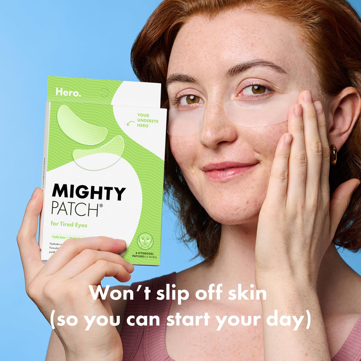 HERO COSMETICS Mighty Patch for Tired Eyes Patches, 6 Count Mighty Patch