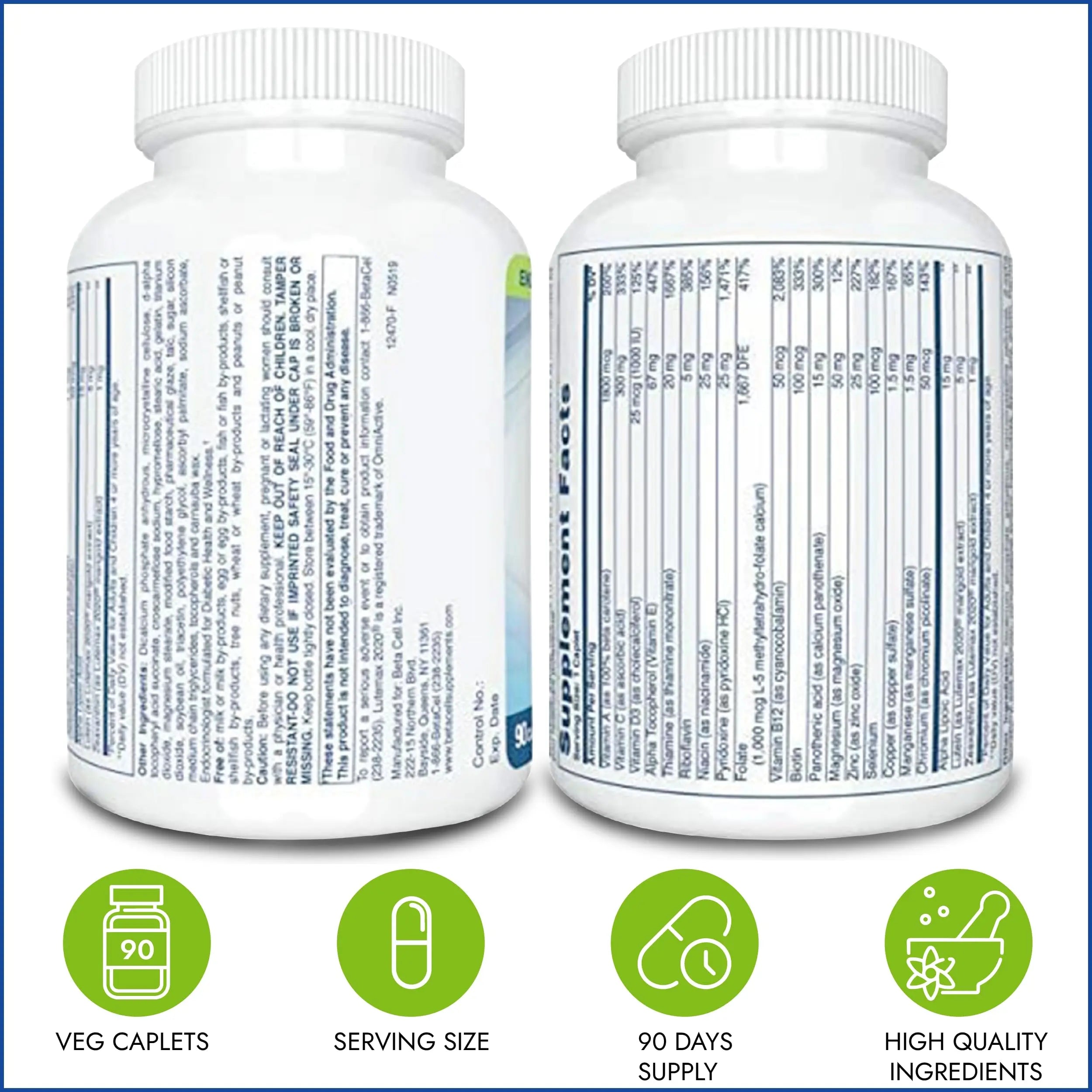 BETACELL Multivitamin Mineral Complex - Multivitamin for Men and Women - Vitamin Supplements - Pure Encapsulations Multivitamin BETACELL buy australia supplements