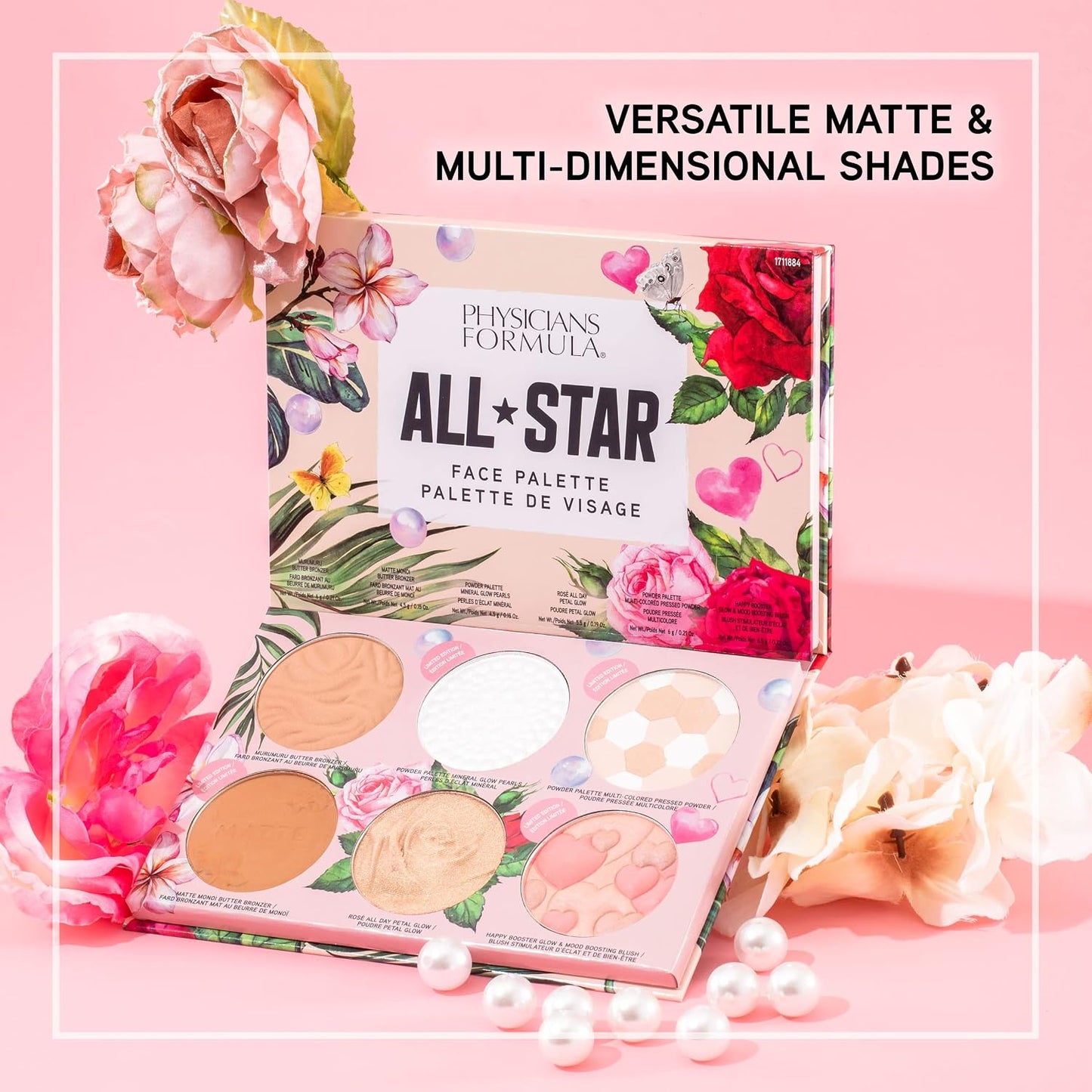 Physicians Formula All-Star Face Palette, Velvety-Smooth Buildable & Blendable Formulas,Versatile Matte and Multidimensional Shades, Cruelty-Free & Vegan - Natural Gsupps Australia