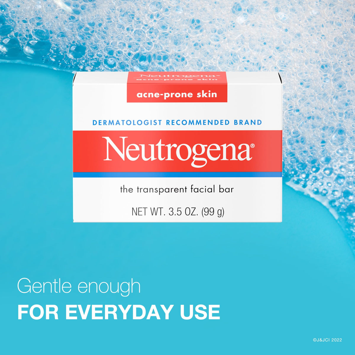 Neutrogena Facial Cleansing Bar for Acne-Prone Skin, 3.5 oz Neutrogena