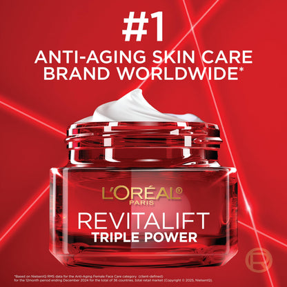 L'Oreal Paris Revitalift Triple Power Face Cream, 2.55 oz L'Oreal Paris