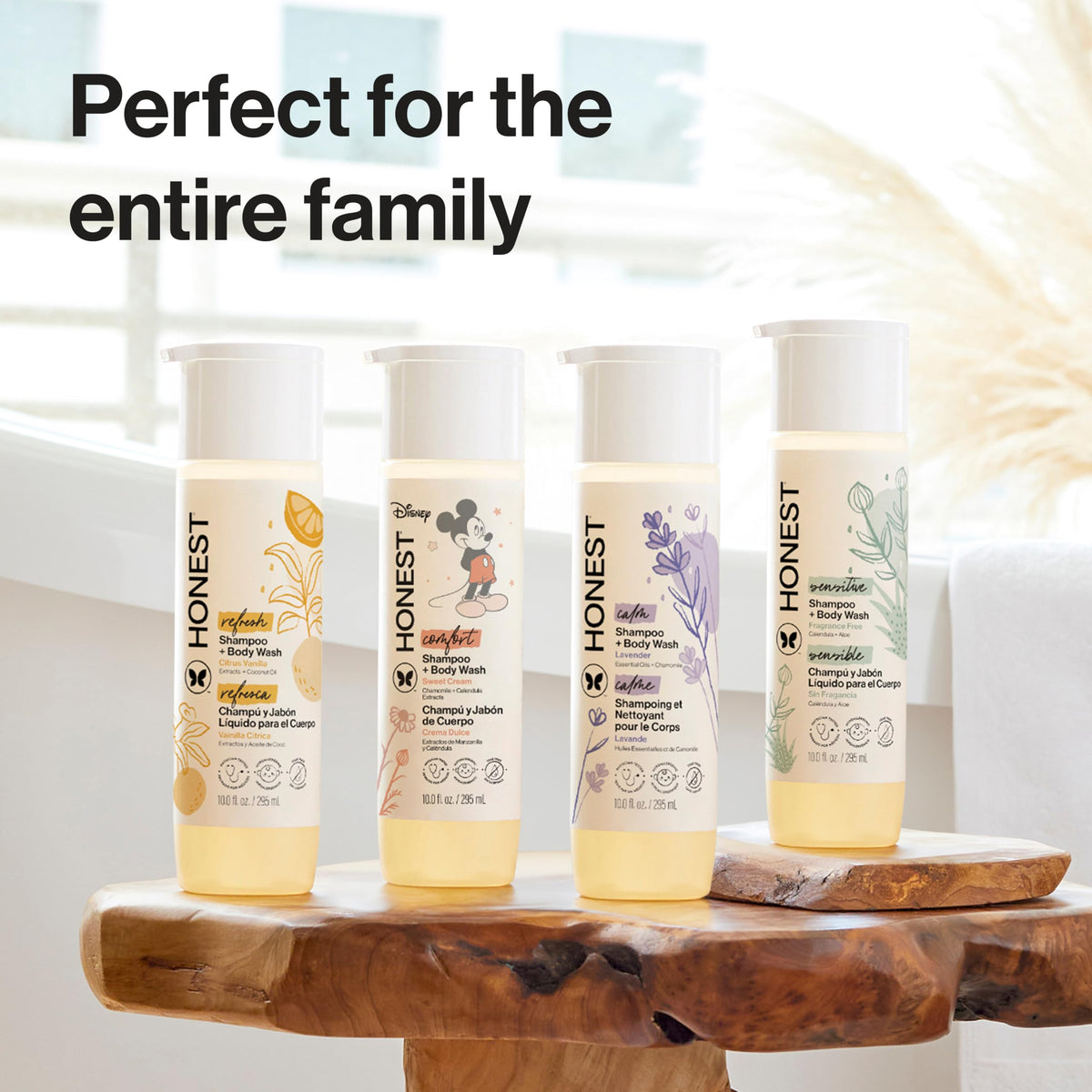 The Honest Company Shampoo & Body Wash, Hypoallergenic, Fragrance-Free The Honest Company