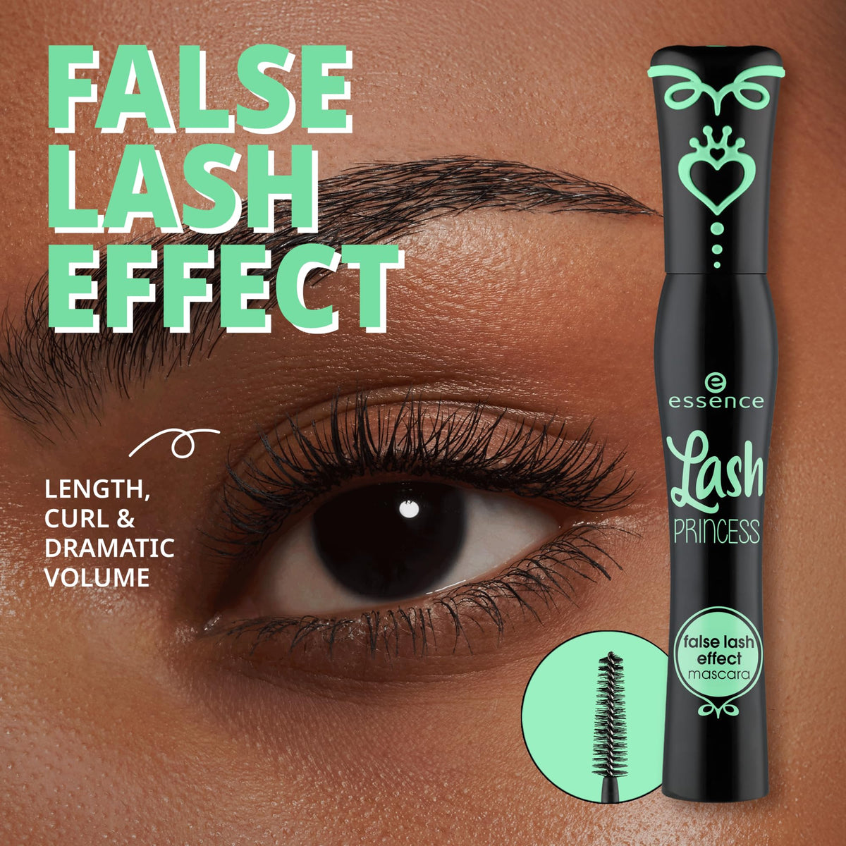 essence Lash Princess False Lash Effect & Waterproof Mascara Duo, Black Essence Cosmetics