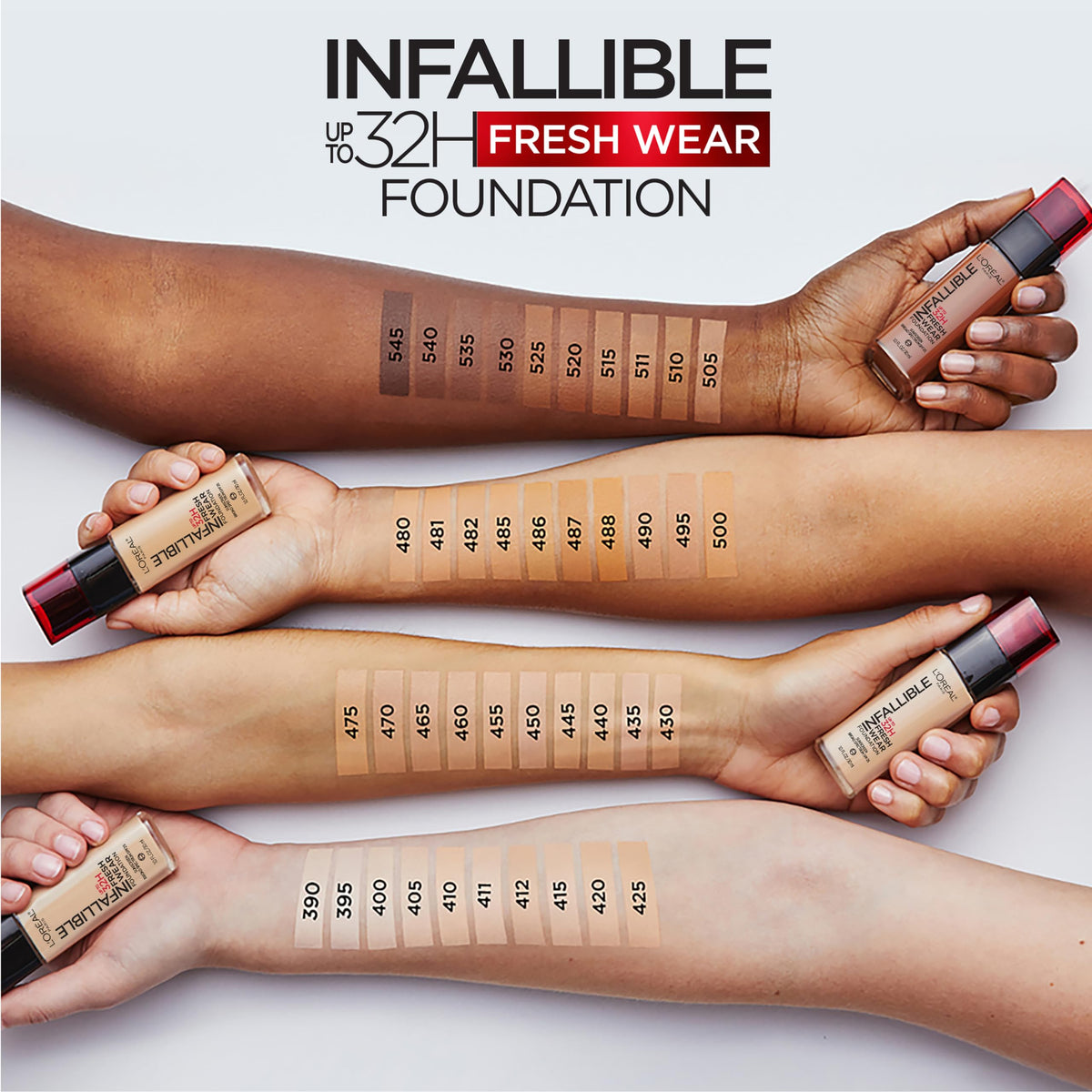 L'Oreal Paris Makeup Infallible Up to 32 Hour Fresh Wear Lightweight Foundation, 420 True Beige, 1 Fl Oz, Packaging May Vary L'Oreal Paris