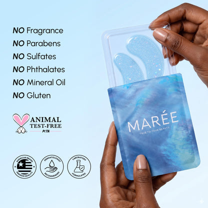 MAREE Eye Gels - Under Eye Patches for Puffy Eyes with Hyaluronic Acid MAREE