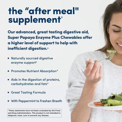 American Health Products Super Papaya Enzyme Plus 360 Tablets American Health