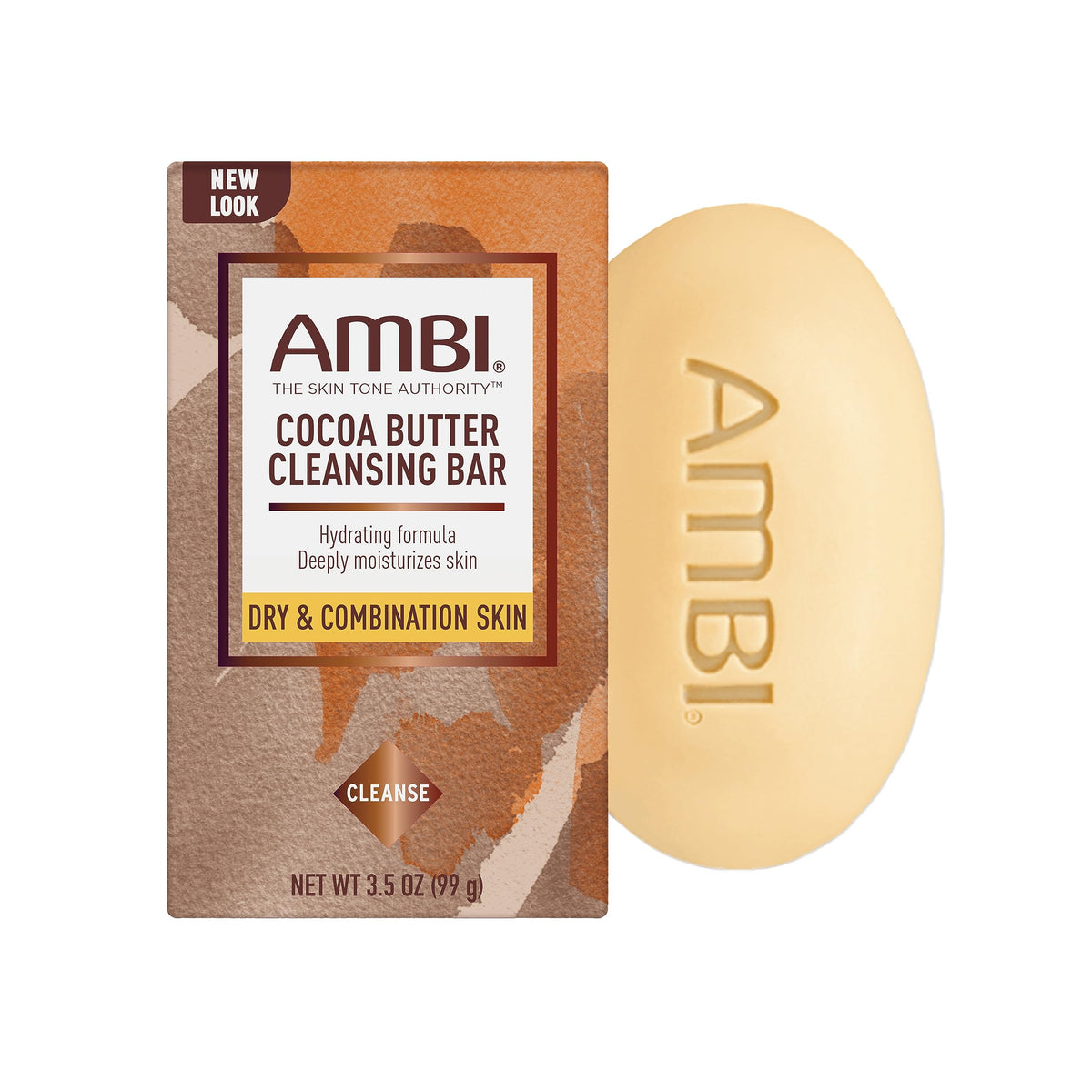 Ambi Cocoa Butter Cleansing Bar, 3.5 Ounce Ambi