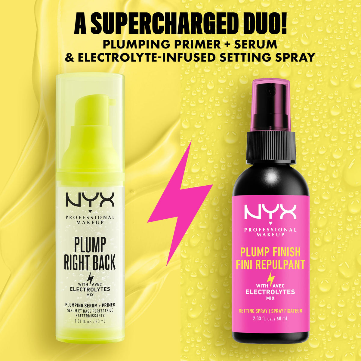 NYX PROFESSIONAL MAKEUP Plump Right Back Plumping Serum & Primer, With Hyaluronic Acid NYX PROFESSIONAL MAKEUP