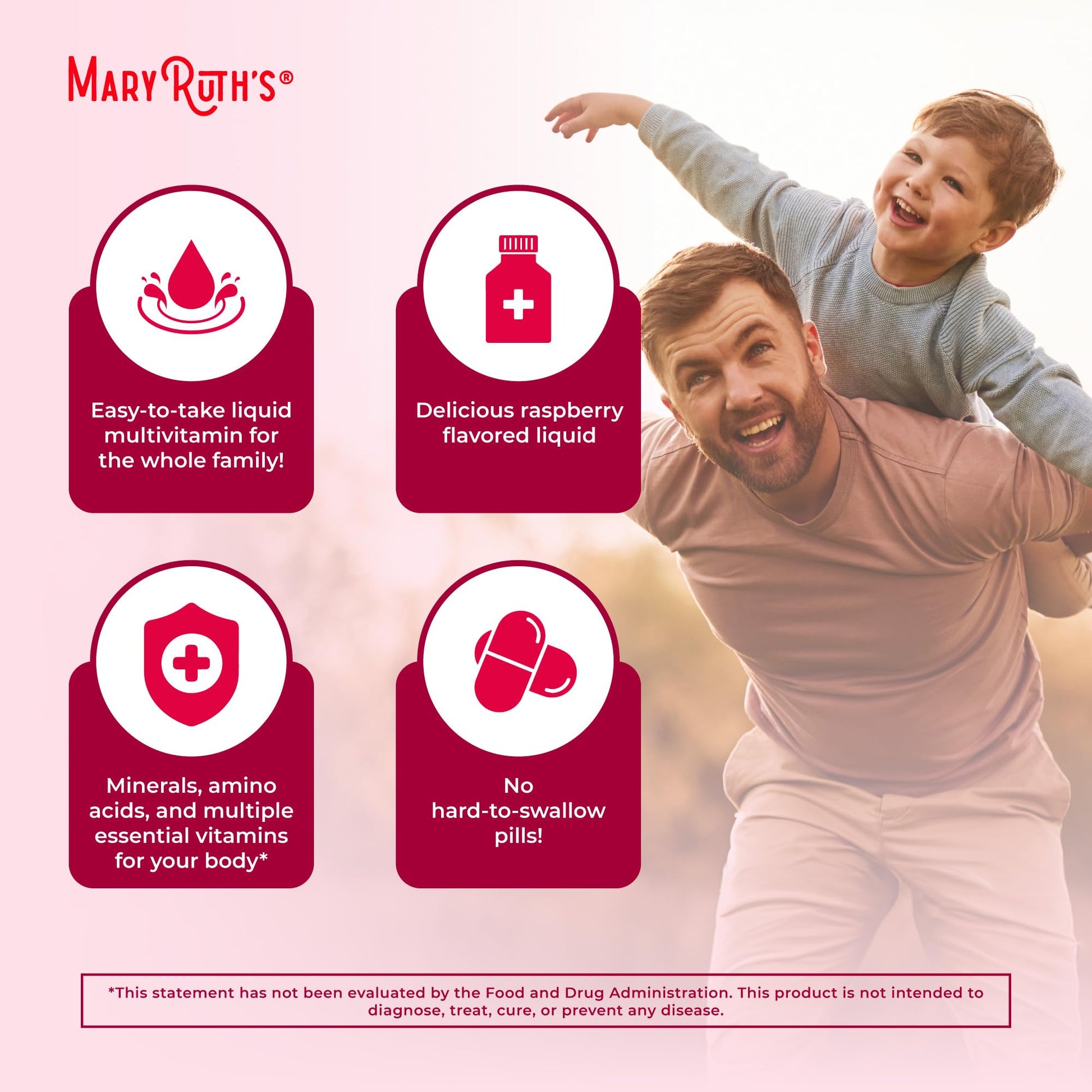 MARYRUTH'S Multivitamin for Women, Men & Kids | Liquid Morning Multivitamin | Vitamin A C D E B6 B12 Biotin Zinc | Beauty | Vegan | Non-GMO | Gluten Free | 15 Servings MARYRUTH'S buy australia supplements