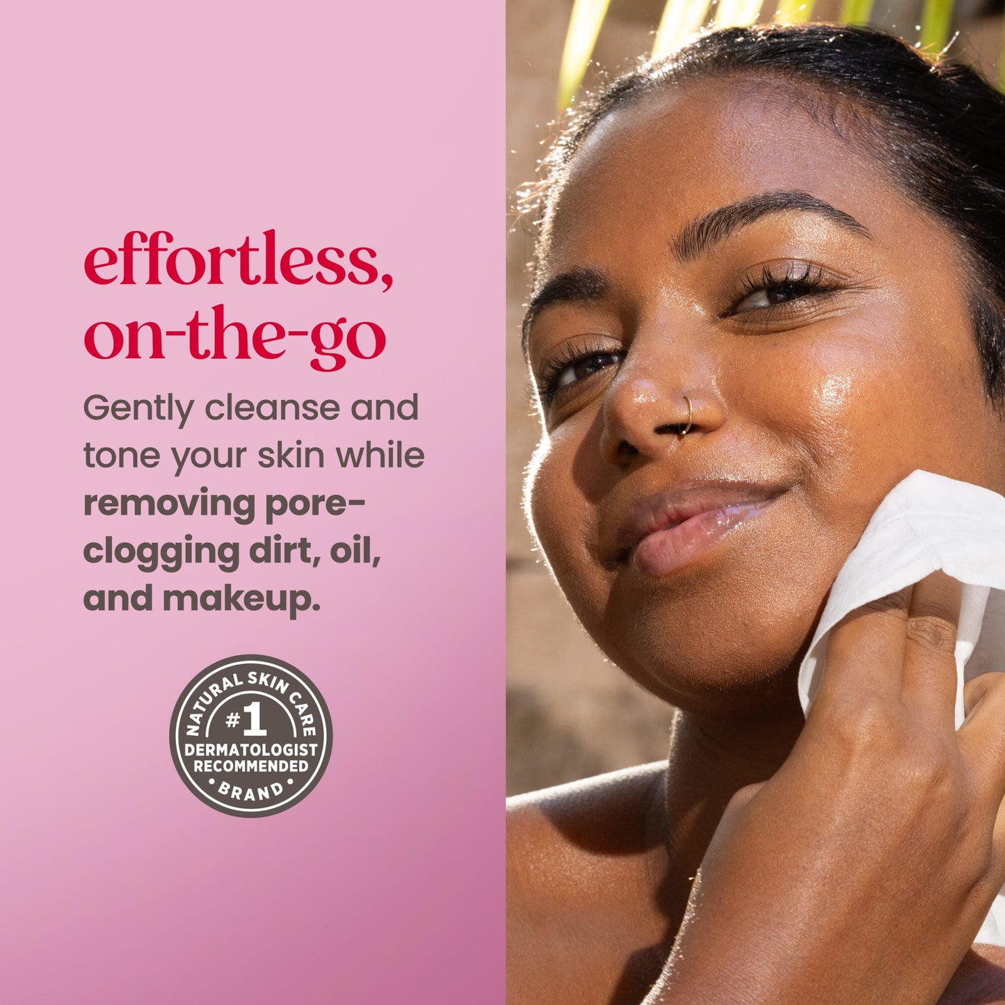 Burt’s Bees Micellar Rose Water Facial Towelettes, 100% Plant Based Cloth; 99% Natural Origin; Remove Makeup, Cleanse, Hydrate; No Oily Residue; All Skin Types; 30 Ct, Pack of 3 (Pack May Vary) Burt's Bees