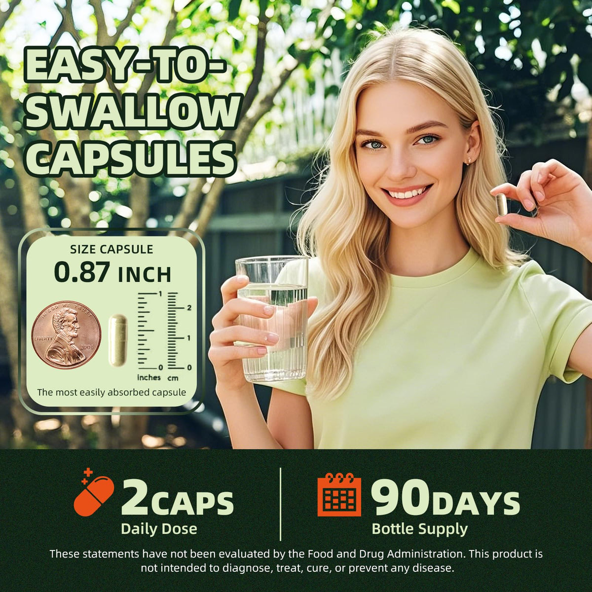 GREENPEOPLE Whole-Leaf Moringa Capsules 1500mg - High Potency 10:1 Moringa Oleifera Leaf Extract - Natural Green Superfood for Energy & Immune Support GREENPEOPLE