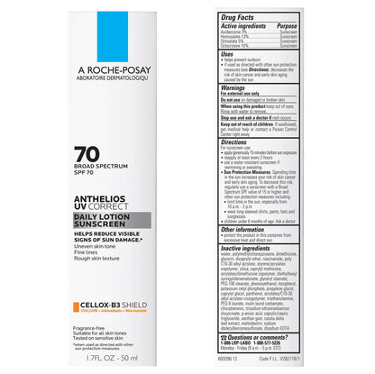 La Roche-Posay Anthelios UV Correct SPF 70 Face Sunscreen & Lotion, 1.7oz La Roche-Posay
