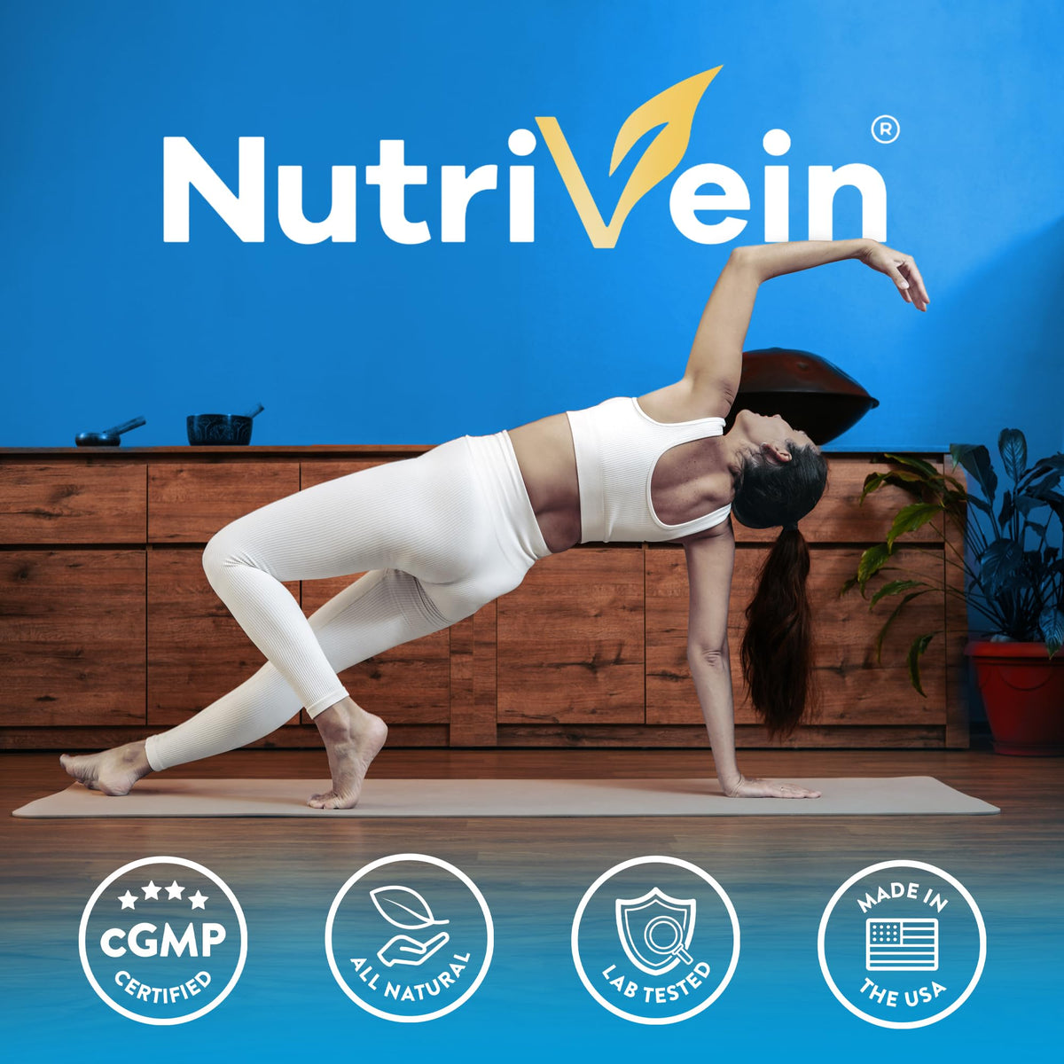 Nutrivein Premium Berberine 1200 mg with Ceylon Cinnamon - 120 Capsules: High-Absorption Berberine Supplement Nutrivein