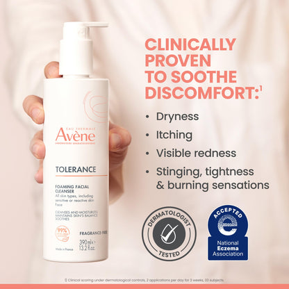 Avène Tol√©rance Gentle Foaming Facial Cleanser Sensitive Skin 5 oz Eau Thermale Avène