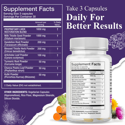 Serene Herbs Total Body Herbal Support – Liver Capsules + 17-1 Capsules