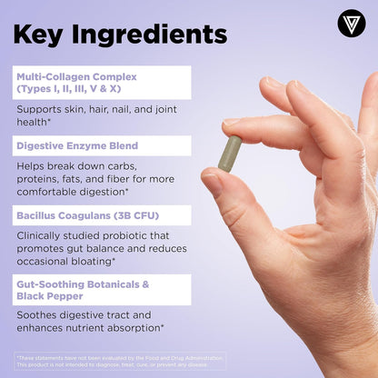 Vital Vitamins Women's Multivitamin 60 ct + Multi Collagen Complex Plus + Gut 90 ct Gsupps Australia