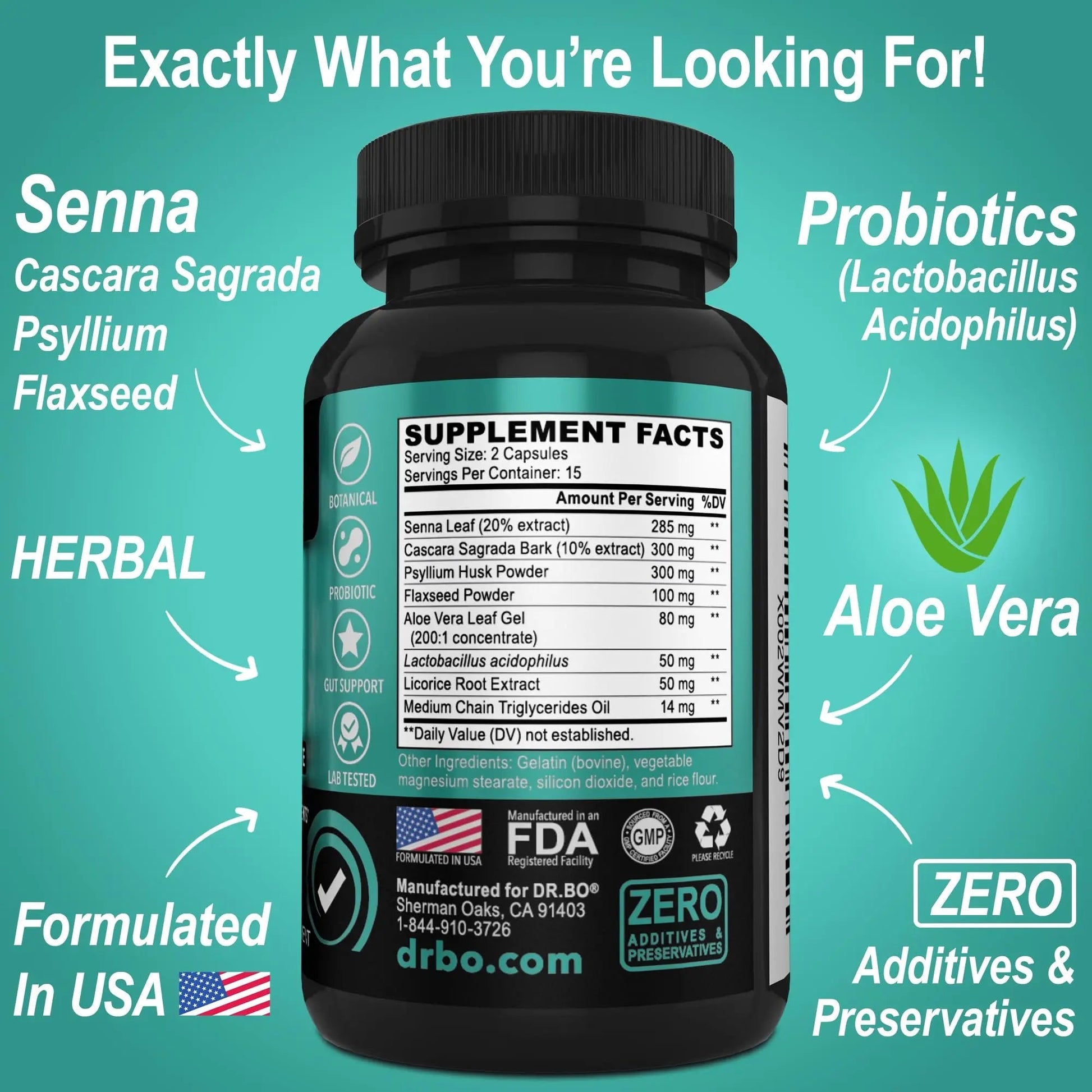 Colon Cleanser Detox for Weight Flush - 15 Day Intestinal Cleanse Pills & Probiotic - Fast Natural Laxative for Constipation Relief - Bowel Movement Supplements for Stomach Bloating, Gut Loss Support DR. BO buy australia supplements