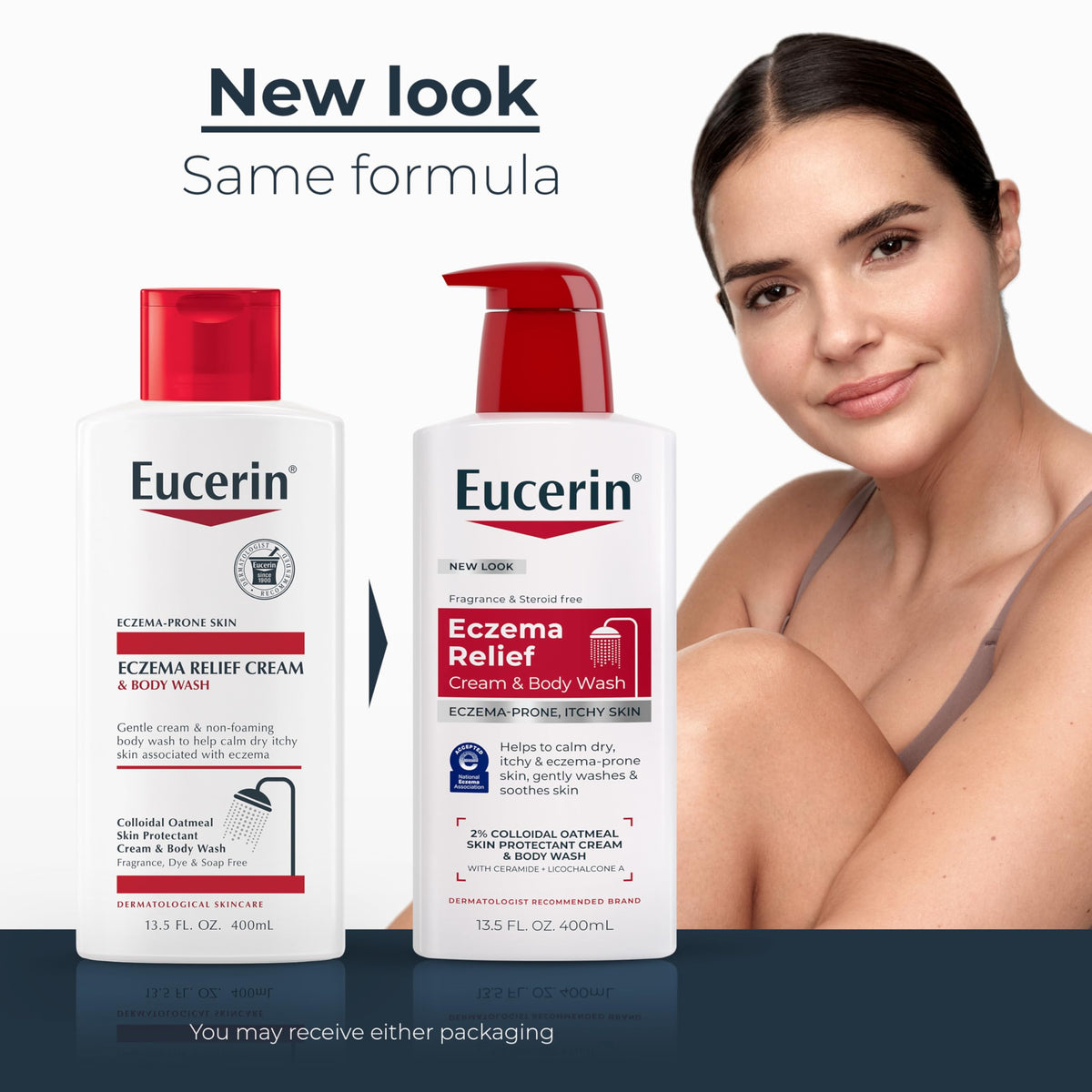 Eucerin Eczema Relief Cream and Body Wash, 13.5 FL OZ Eucerin