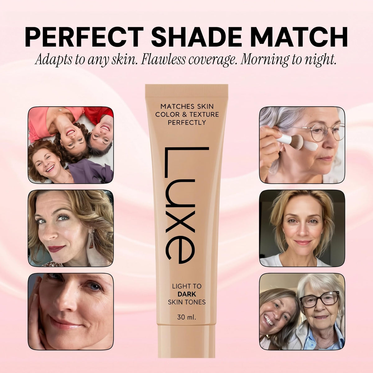 Luxe Color Changing Foundation – Medium Luxe Cosmetics