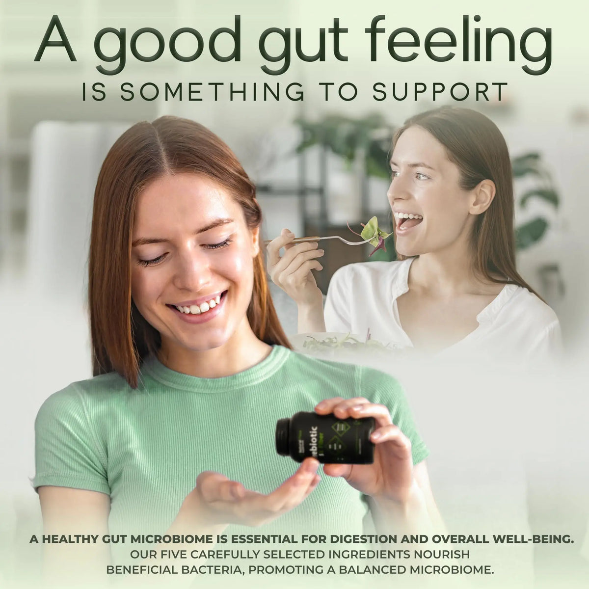 Prebiotic Fiber Supplement 5-in-1 Capsules - Natural Flow 5X Fiber XOS, GOS, FOS, Acacia and Agave Inulin, Daily Soluble Fiber Formula for Gut Support Natural Flow Supplements